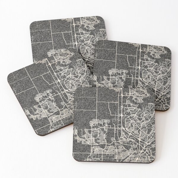 Item preview, Roseville map California Ink lines designed and sold by InkMaps.