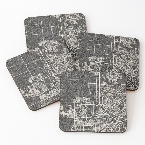 Item preview, Roseville map California Ink lines 2 designed and sold by InkMaps.