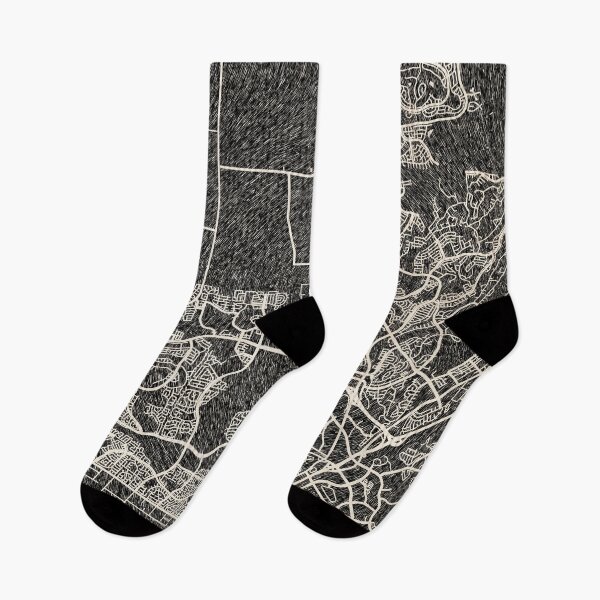 Item preview, Roseville map California Ink lines 2 designed and sold by InkMaps.