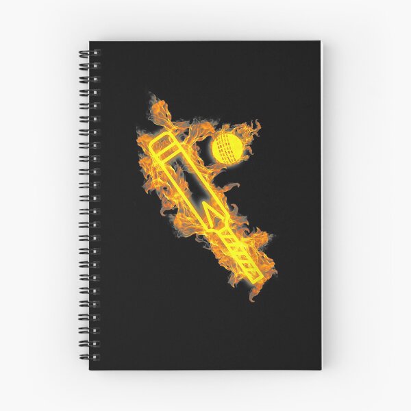 Item preview,  Cricket Fire Ball Flaming Batsman Player designed and sold by luisweber.