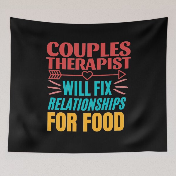 Item preview, Couples Therapist Will Fix Relationships for Food. Funny design for a couples therapist. designed and sold by ACC .