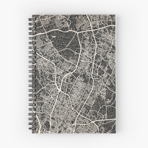 Item preview, Round Rock map Texas Ink lines designed and sold by InkMaps.