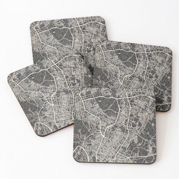 Artikelvorschau, Round Rock map Texas Ink lines 2 entworfen und verkauft von InkMaps.