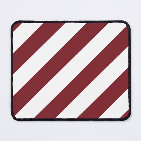 Item preview, Dark Red and White Diagonal Stripe Pattern 2022 Trending Color Pantone Winery 19-1537 - Shade - Hue designed and sold by ColorOfTheYears.