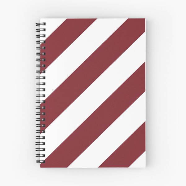 Item preview, Patrón de rayas diagonales rojo oscuro y blanco 2022 Trending Color Pantone Winery 19-1537 - Sombra - Tono designed and sold by ColorOfTheYears.
