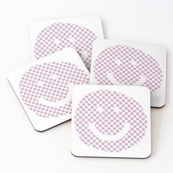 Item preview, Happy Smiley Faces of Prism Pink in a Smiley Face designed and sold by ellenhenry.