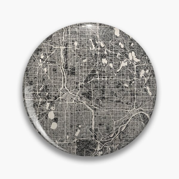 Artikelvorschau, Saint Paul map Minnesota Ink lines entworfen und verkauft von InkMaps.