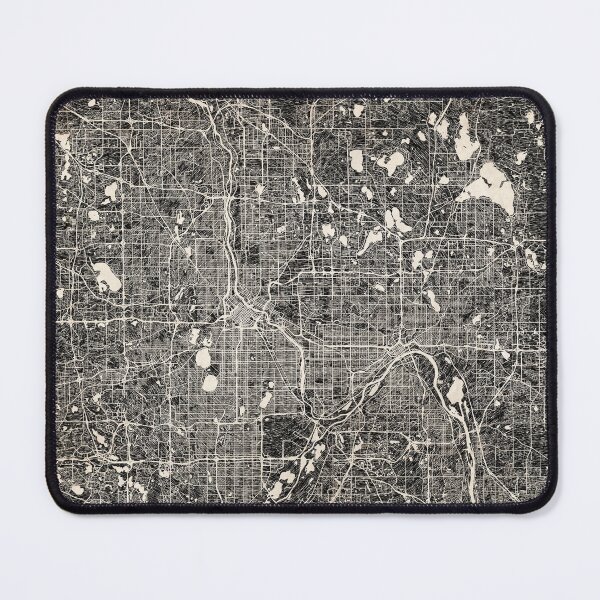 Item preview, Saint Paul map Minnesota Ink lines designed and sold by InkMaps.