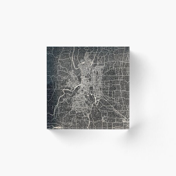 Item preview, Salem map Oregon Ink lines designed and sold by InkMaps.