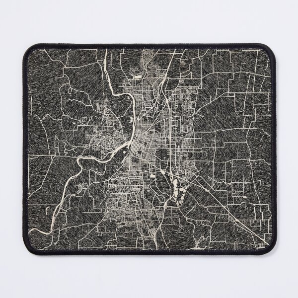 Item preview, Salem map Oregon Ink lines designed and sold by InkMaps.