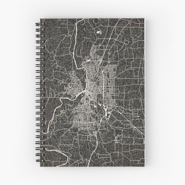Item preview, Salem map Oregon Ink lines 2 designed and sold by InkMaps.