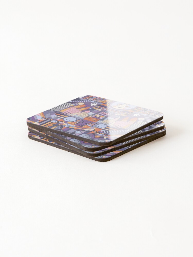 Thumbnail 4 of 5, Coasters (Set of 4), White Russian designed and sold by Alberto-R.