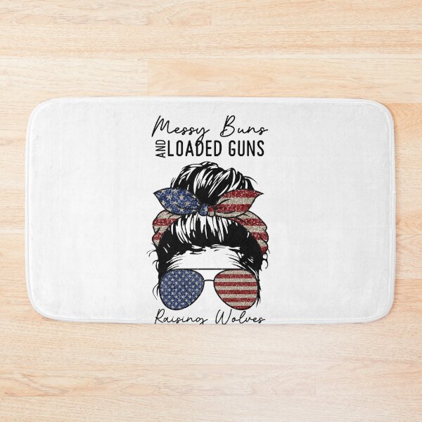 Item preview, Messing Buns And Loaded Guns Rising Wolves Not Sheep designed and sold by Anela-MC.
