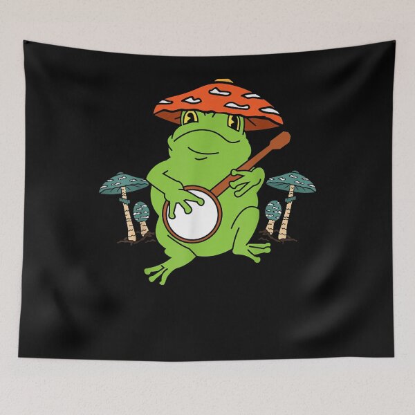Item preview,  Frog Banjo Mushroom Nature designed and sold by luisweber.
