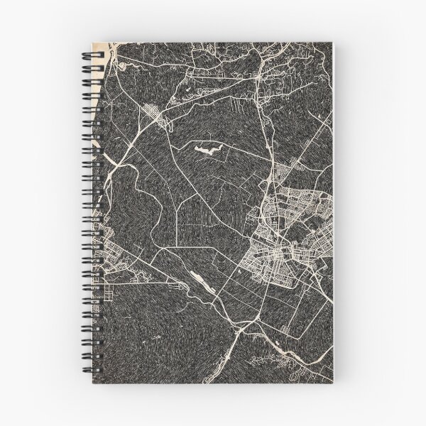 Item preview, Salinas map California Ink lines 2 designed and sold by InkMaps.
