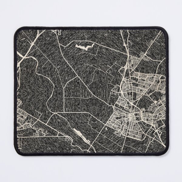 Item preview, Salinas map California Ink lines 2 designed and sold by InkMaps.