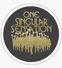 One Singular Sensation | A Chorus Line Sticker