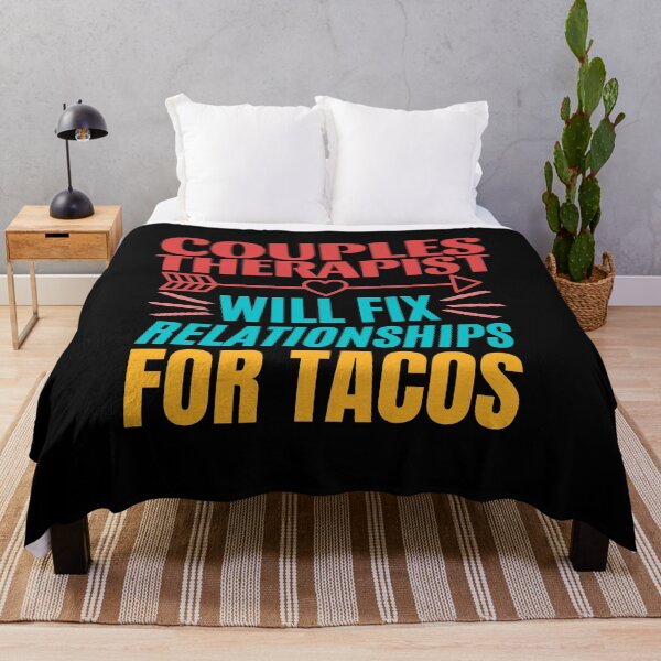 Item preview, Couples Therapist: Will Fix Relationships for Tacos. Funny Design for a Couples Therapist Who Loves Tacos. designed and sold by ACC .