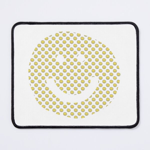 Item preview, Happy Smiley Faces of Illuminating Yellow in a Smiley Face designed and sold by ellenhenry.