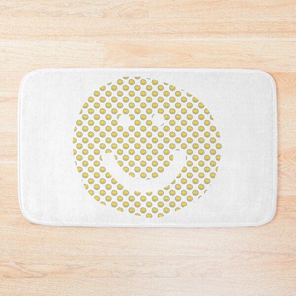 Item preview, Happy Smiley Faces of Illuminating Yellow in a Smiley Face designed and sold by ellenhenry.