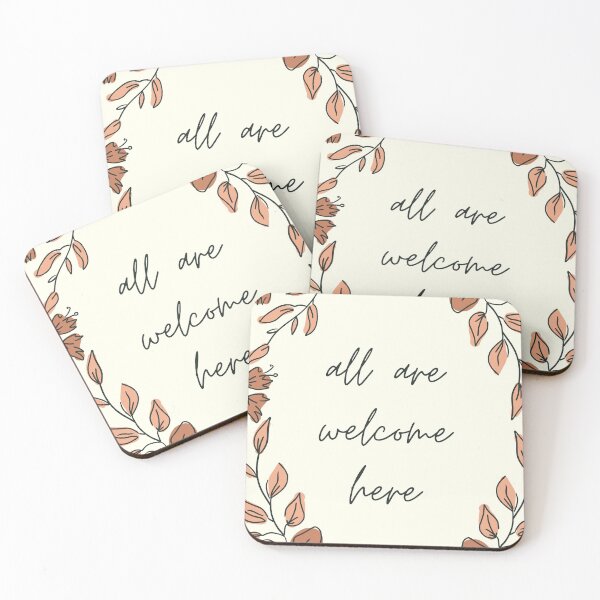 Item preview, All Are Welcome Here Floral designed and sold by gratefultiger.