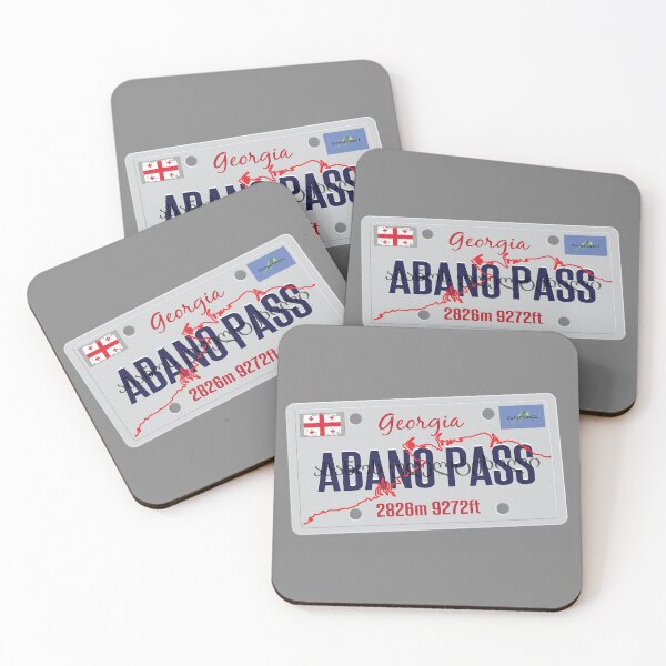 Item preview, Abano Pass Georgia 4x4 Motorcycle Licence Plate Sticker T-Shirt designed and sold by OuterShellUK.