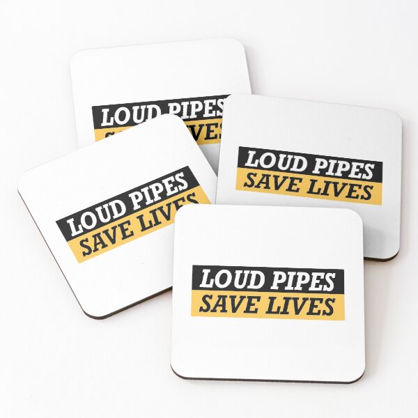 Item preview, Loud Pipes Save Lives Essential Sticker designed and sold by SW33TSP0T.