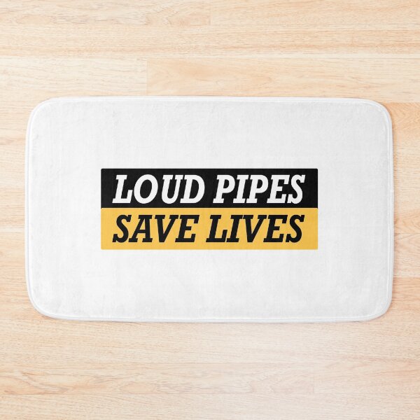 Item preview, Loud Pipes Save Lives Essential Sticker designed and sold by SW33TSP0T.