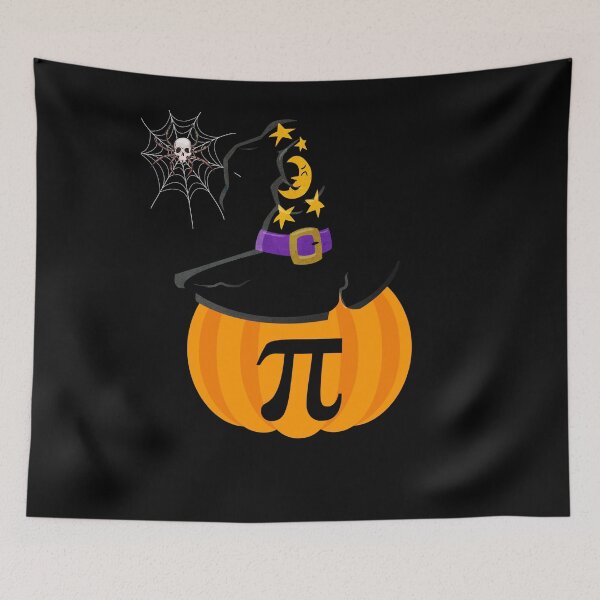 Aperçu de l'œuvre Pumpkin Pie Math Teacher Funny Halloween Pi number Math teacher Halloween créée et vendue par Anela-MC.