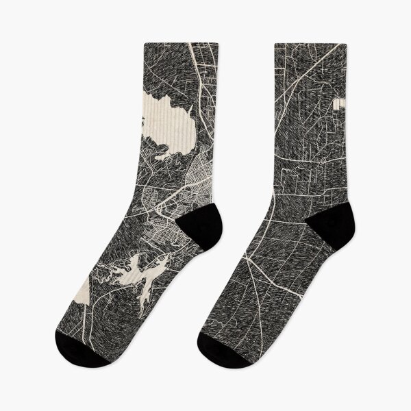 Item preview, San Angelo map Texas Ink lines designed and sold by InkMaps.