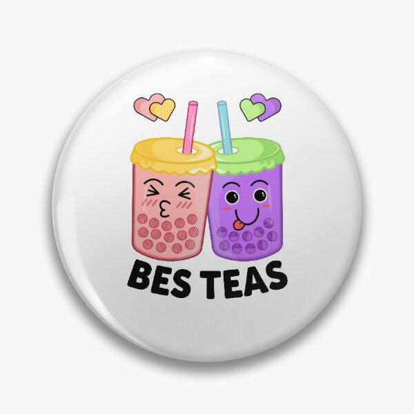 Aperçu de l'œuvre Funny Bes Teas Boissons Mignonnes Kawaii Boba créée et vendue par Ryan89-Design.