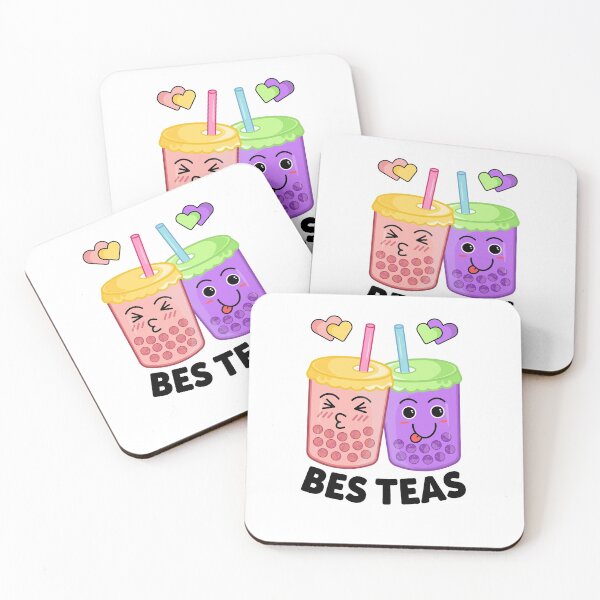 Item preview, Funny Bes Teas Cute Kawaii Boba Drinks designed and sold by Ryan89-Design.