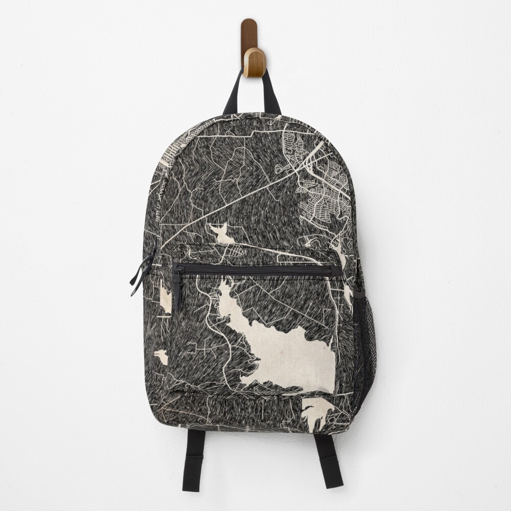 Vista previa del artículo con la obra «Mochila», diseñado y vendido por InkMaps.
