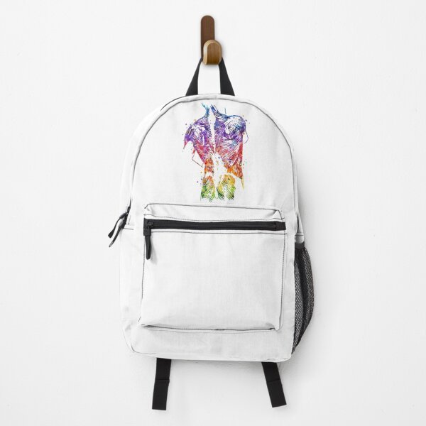 Item preview, Human Back Muscles Colorful Watercolor designed and sold by LotusGifts.
