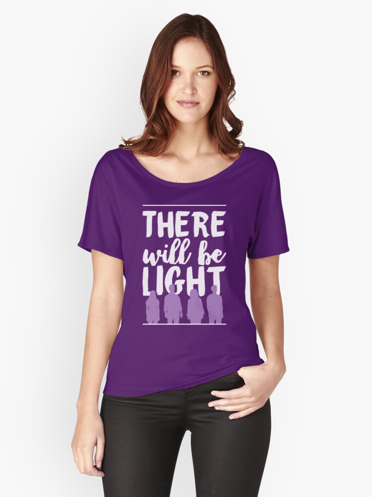 Thumbnail 1 of 3, Relaxed Fit T-Shirt, There Will Be Light | Next to Normal designed and sold by aimee-draws.