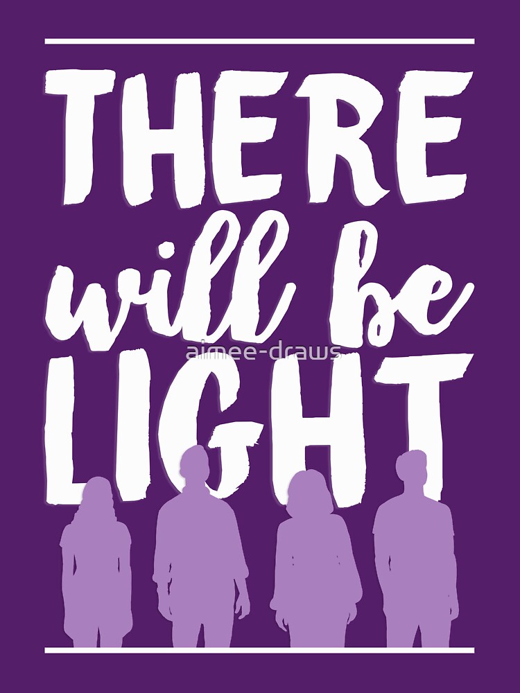 Thumbnail 3 of 3, Relaxed Fit T-Shirt, There Will Be Light | Next to Normal designed and sold by aimee-draws.