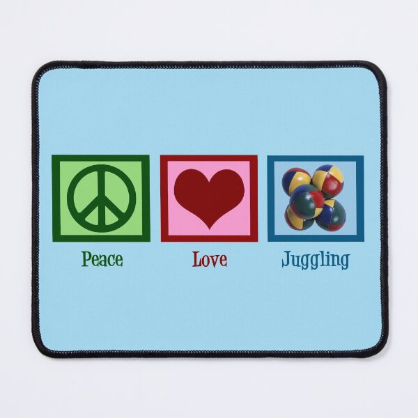 Item preview, Peace Love Juggling designed and sold by Epic Love Designs.