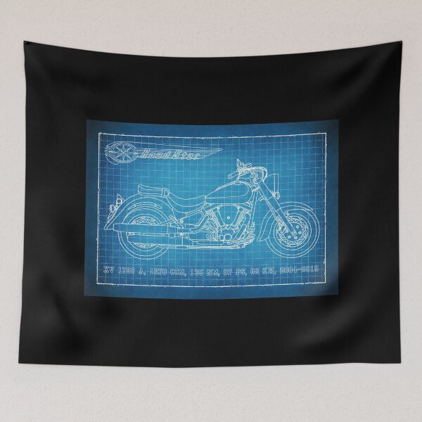 Item preview, Road Star XV 1700 Blueprint designed and sold by KlaraBubble.