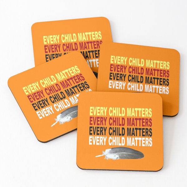 Item preview, 4 COLOR EVERY CHILD MATTERS W EAGLE FEATHER designed and sold by KarenDeLeary.