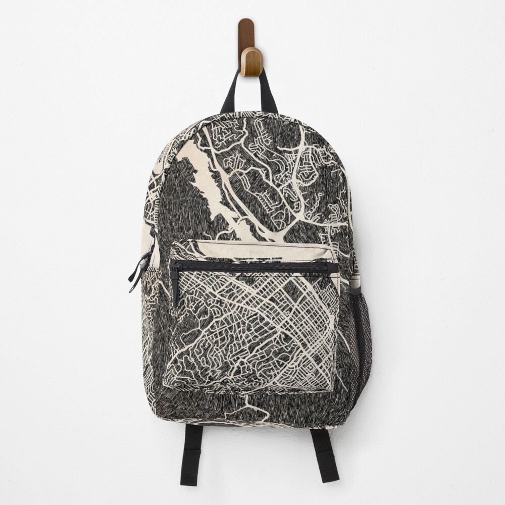 Vista previa del artículo con la obra «Mochila», diseñado y vendido por InkMaps.