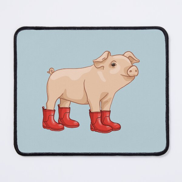 Item preview, Piglet in rain boots designed and sold by Milanicole.
