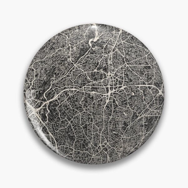 Item preview, Sandy Springs map Georgia Ink lines designed and sold by InkMaps.
