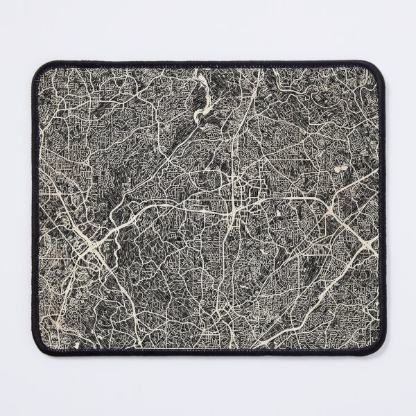Item preview, Sandy Springs map Georgia Ink lines 2 designed and sold by InkMaps.