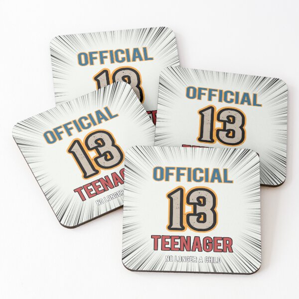 Item preview, Official Teenager | Comic Funny 13th Birthday | 13 years old teen gift designed and sold by JooArtPrints  ★★★★★.