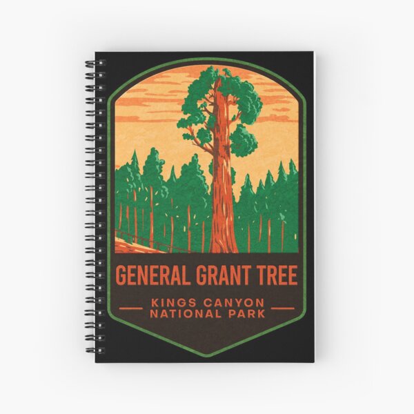 General Grant Tree Kings Canyon National Park Spiral Notebook