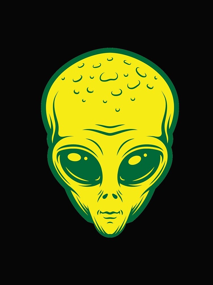 Thumbnail 4 of 4, iPhone Case, Yellow Alien Head designed and sold by RIGHTCHUS.