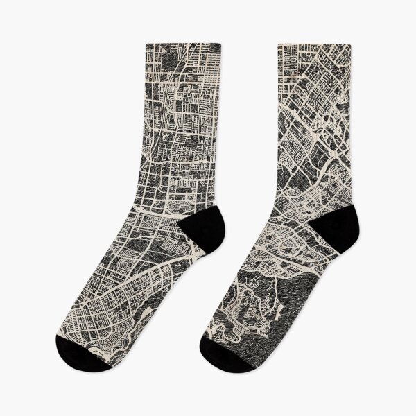 Item preview, Santa Ana map California Ink lines designed and sold by InkMaps.