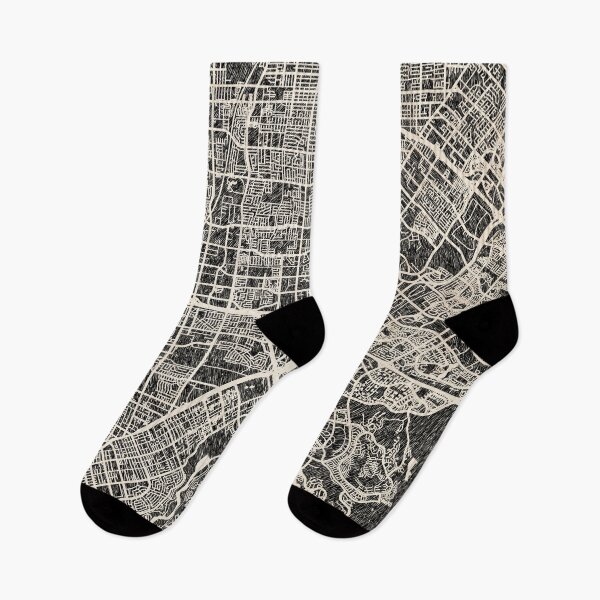 Item preview, Santa Ana map California Ink lines 2 designed and sold by InkMaps.