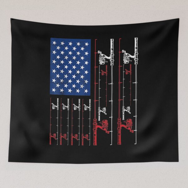 Item preview,  Fishing American Flag Lovers designed and sold by luisweber.