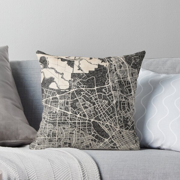 Item preview, Santa Clara map California Ink lines designed and sold by InkMaps.